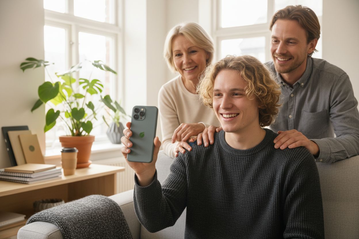 grønt mobilvalg bærekraftig mobilfamilie