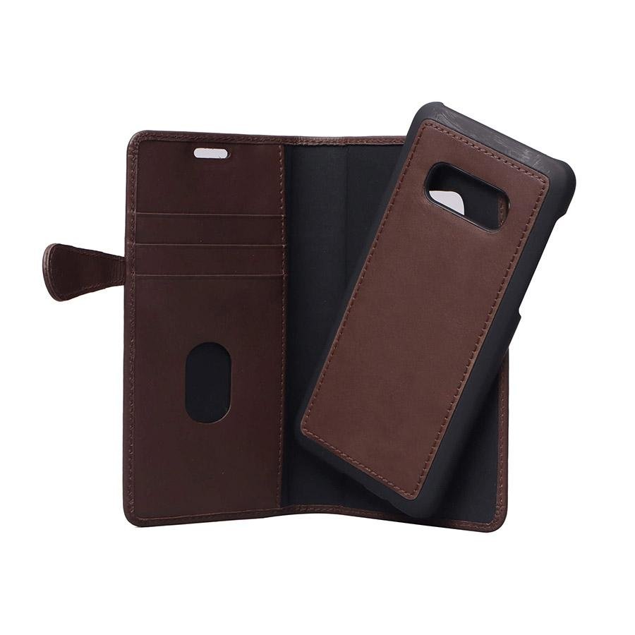 GEAR Lommebokveske Samsung Galaxy S10e Brun (2 - i - 1) - Greenphones