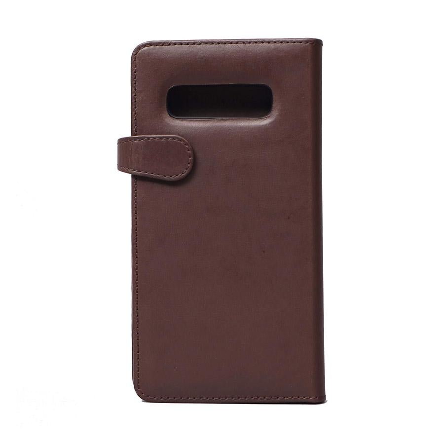 GEAR Lommebokveske Samsung Galaxy S10 Plus Brun (2 - i - 1) - Greenphones