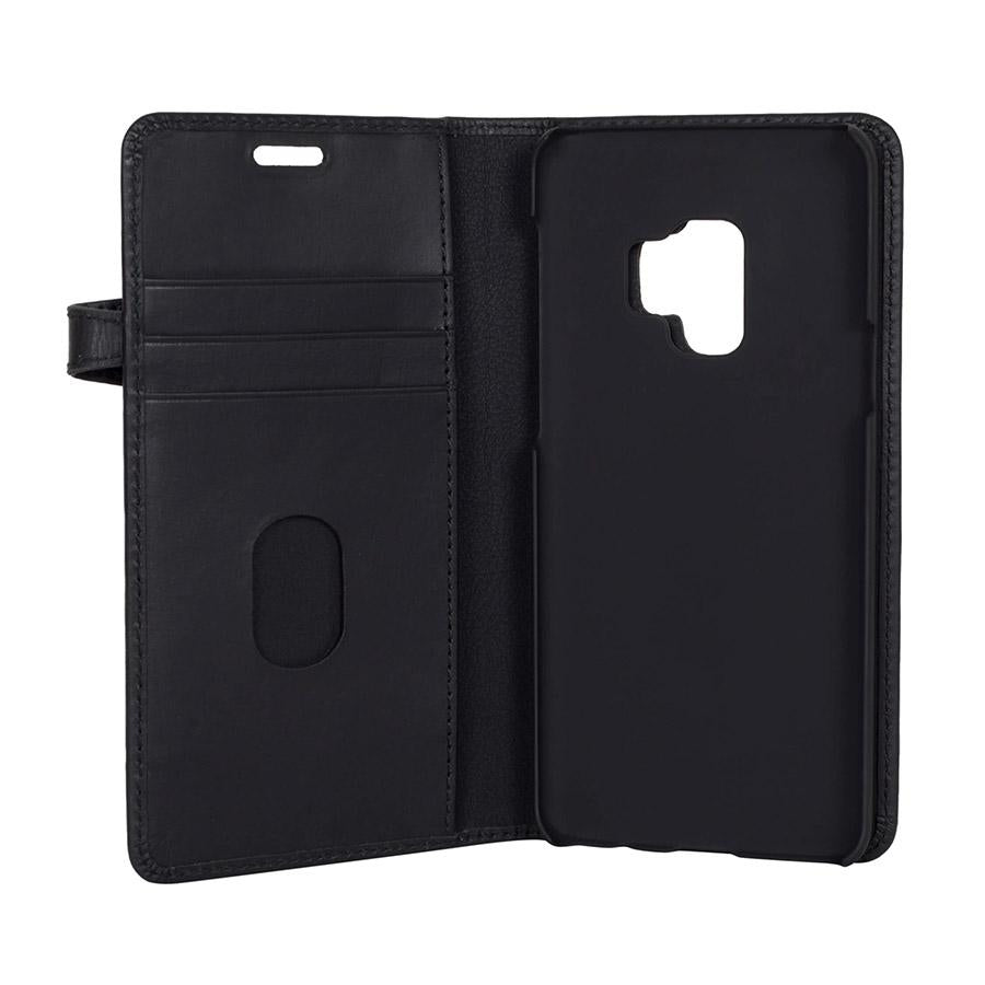 GEAR Lommebokveske Samsung Galaxy S9 Svart (2 - i - 1) - Greenphones
