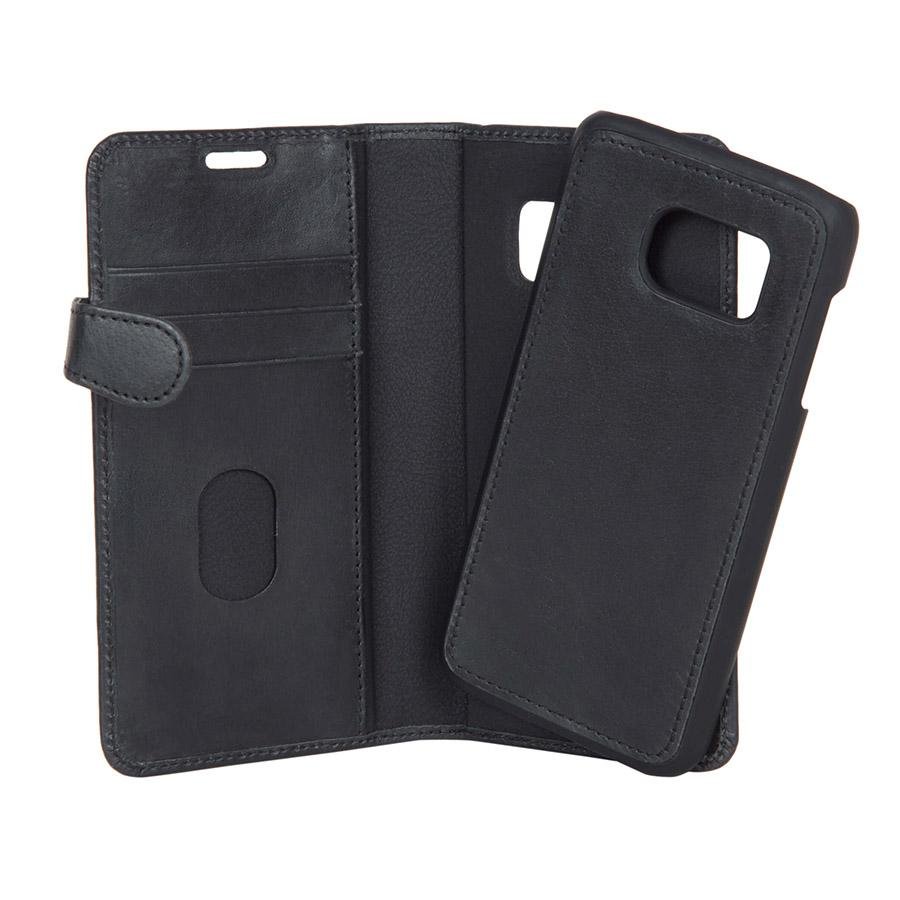 GEAR Lommebokveske Samsung Galaxy S7 Svart (2 - i - 1) - Greenphones