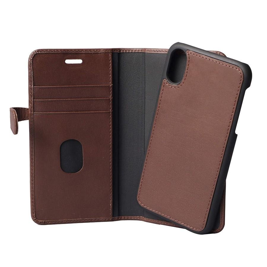 GEAR Lommebokveske iPhone XR Brun (2 - i - 1) - Greenphones