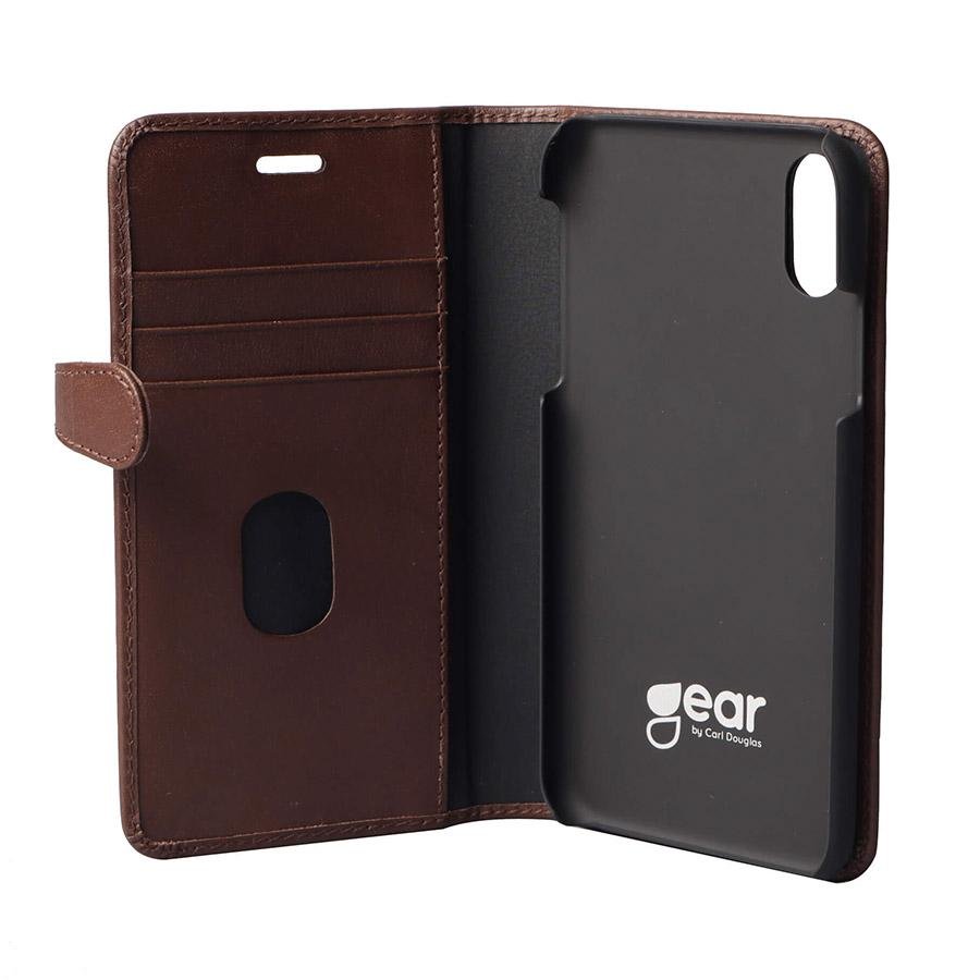 GEAR Lommebokveske iPhone XR Brun (2 - i - 1) - Greenphones