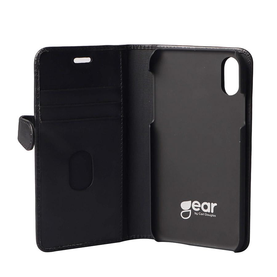 GEAR Lommebokveske iPhone XR Svart (2 - i - 1) - Greenphones