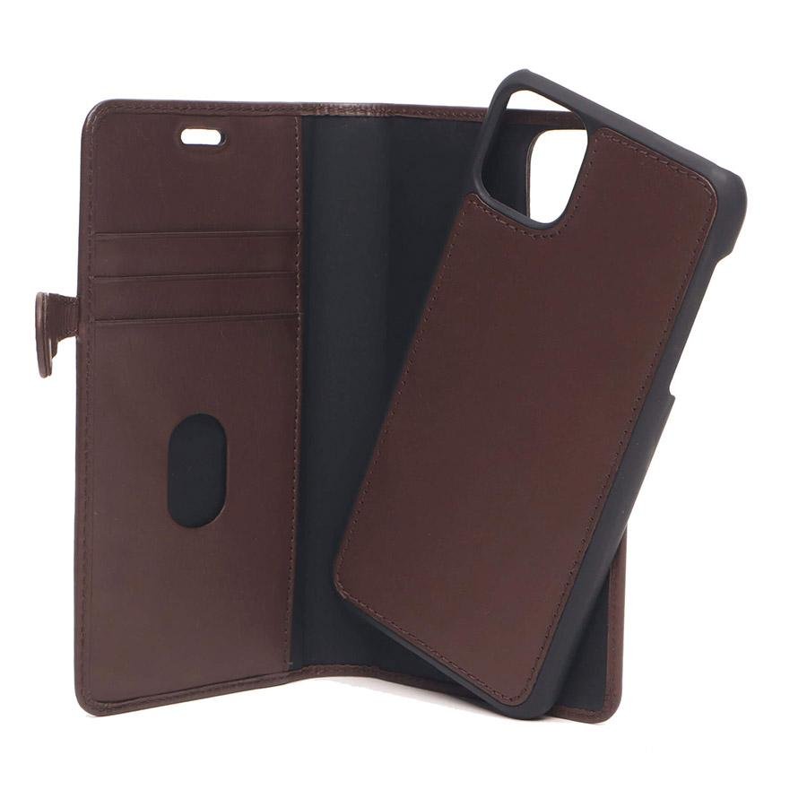 GEAR Lommebokveske iPhone XS Max & 11 Pro Max Brun (2 - i - 1) - Greenphones