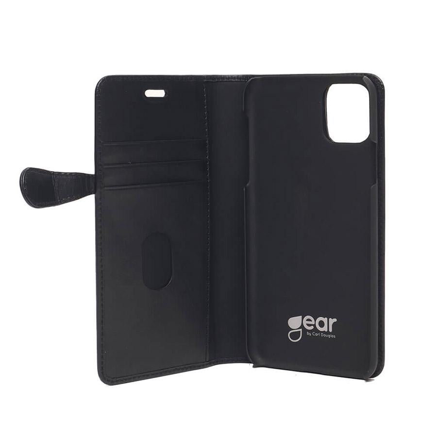 GEAR Lommebokveske iPhone X & XS & 11 Pro Svart (2 - i - 1) - Greenphones