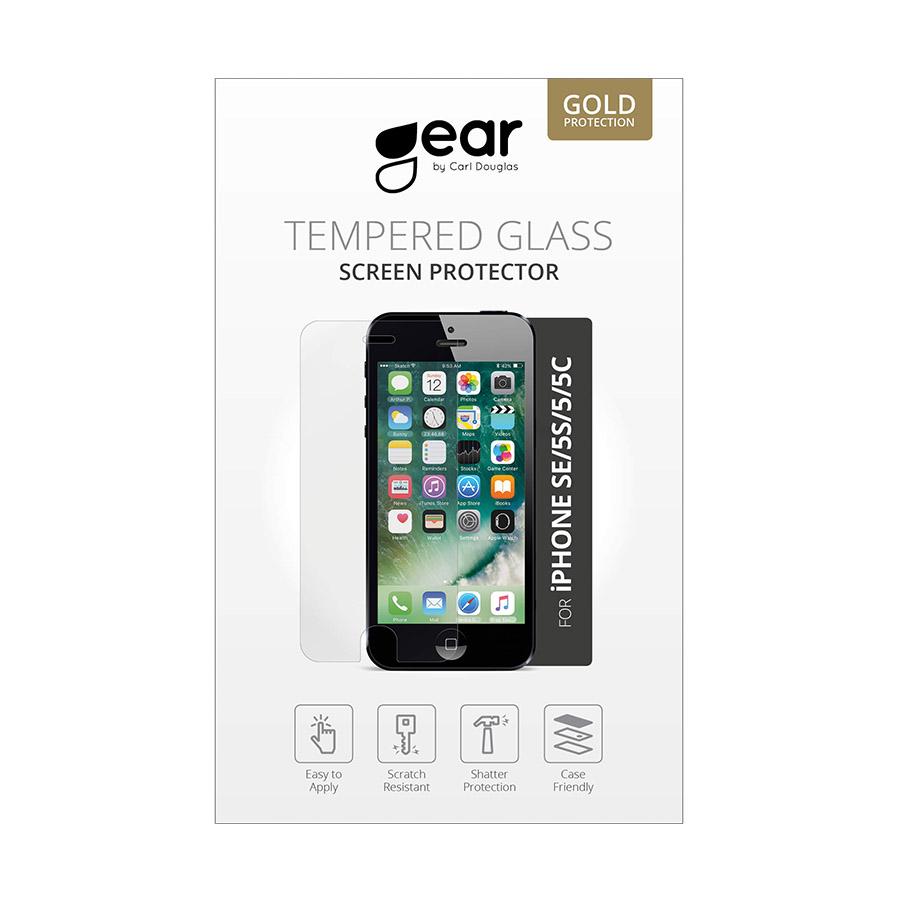 GEAR Herdet Glass 2.5D iPhone5/5S/5C/SE