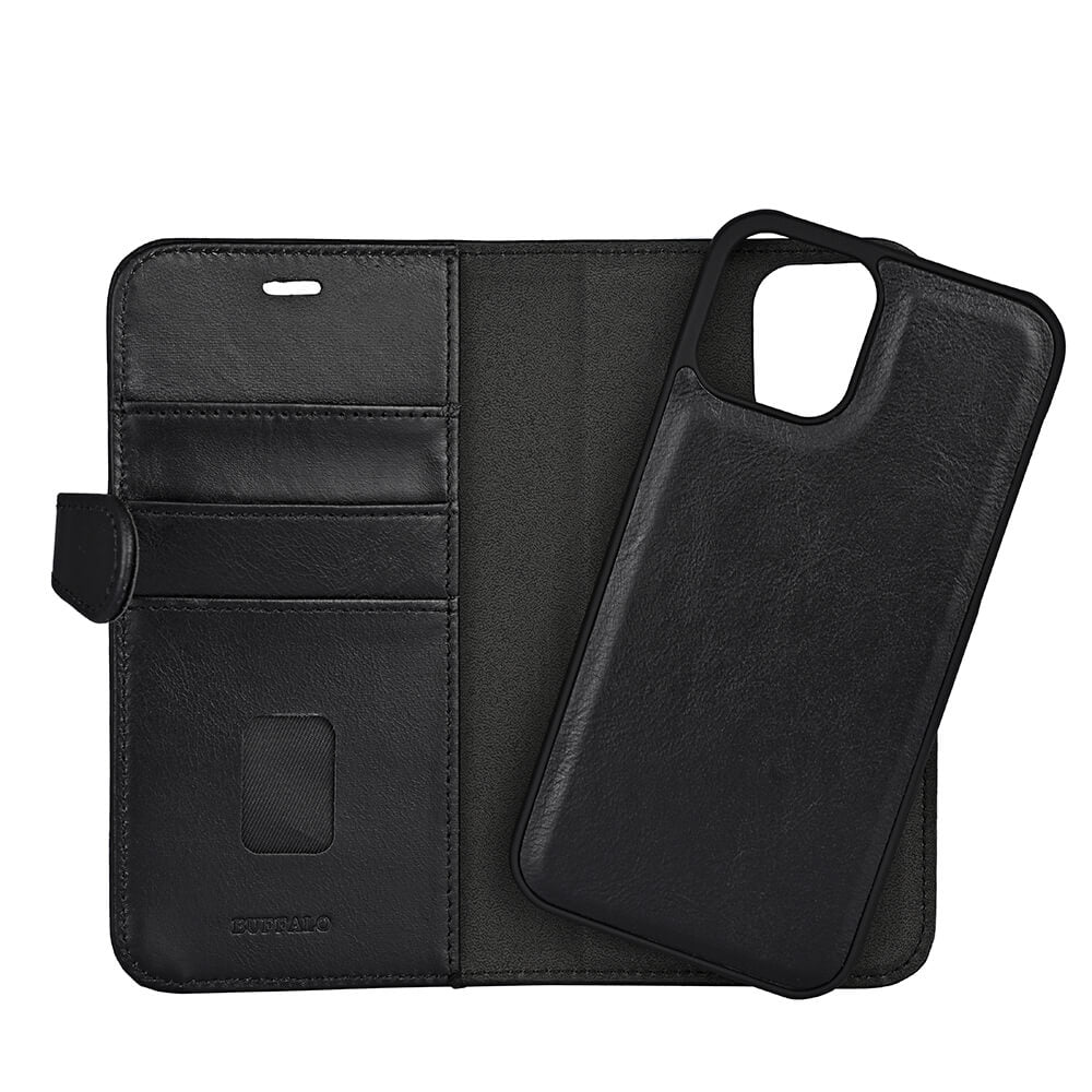 GEAR Lommebokveske iPhone 12 Pro Max Svart (2 - i - 1) - Greenphones