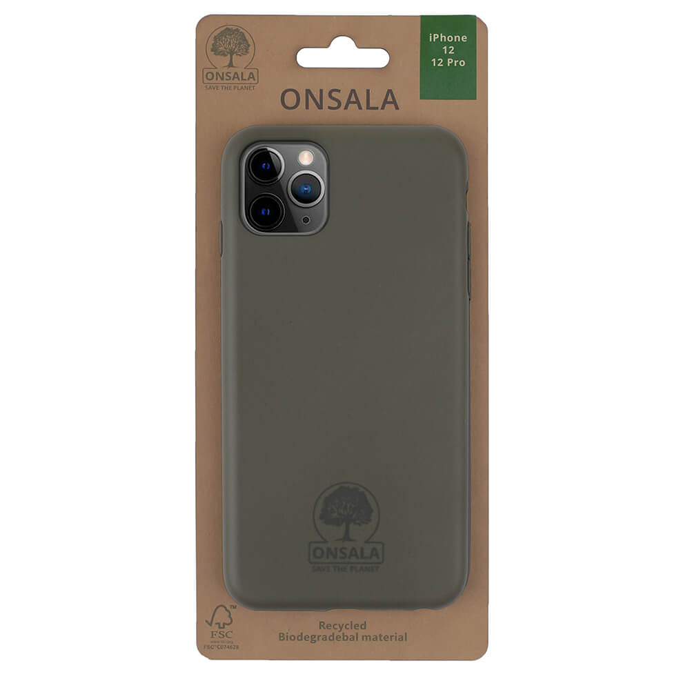 Onsala ECO deksel iPhone 12/12 Pro Grønn