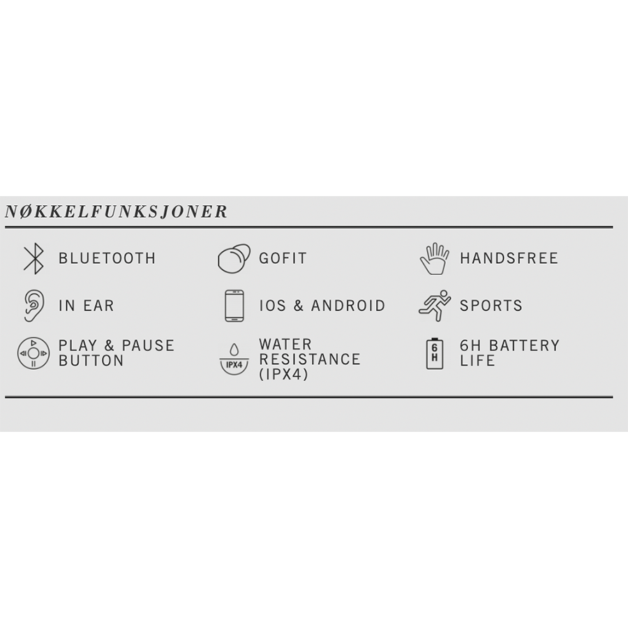 Urbanista Boston trådløse sportshodetelfoner